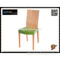 Colorful comfortable wooden rest chair with high backrest